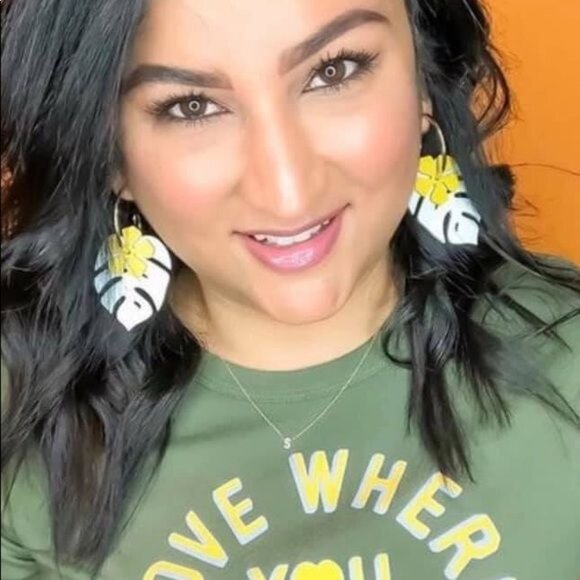 Stella & Dot Color Pop Convertible Floral and Tropical Earrings Rare - Picture 7 of 11